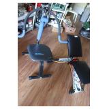 Two pieces of ab work out equipment