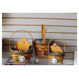 Three Easter Longaberger baskets