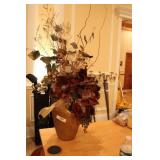 Decorative floral in clay pot