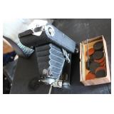 Seneca Trio folding scout camera & Bakelite poker