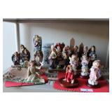 18 resin figurines - incl Boyd