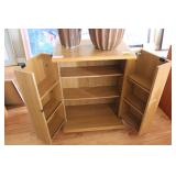 DVD/VHS organizer cabinet on wheels 23"x32"x15.5"