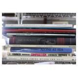 Books, assortment of 13:  Alone at Sea