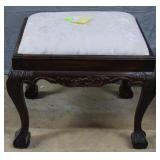 Foot stool with cabriole leg 24"H x 24"W