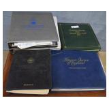 Postage stamp books (5):  Kings & Queens of