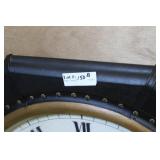 Octagon wall clock/ weather station Roman