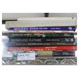 Books, assortment of 9:  silver plate flatware