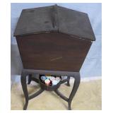 Sewing cabinet with contents28"H x 15"W x 11"