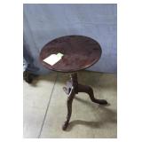 tri leg side table 23"H x 14.5" Dia.