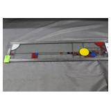 Mid century glass window pane Frank Lloyd Wright