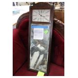 Ansonia wall clock /mirror Model MVT2506 w/