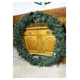 52 in dia lighted Christmas wreath