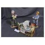 Capodimonte Career figures: Doctor, Construction,