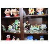 Disney heavy gauge cardboard figs., Mickey, Dumbo,