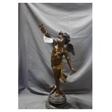 Brass Cupid Statue