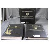 Three Commemorative Stamp albums