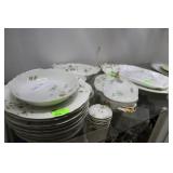 Limoge Hand painted china - dinner plates,