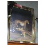 Large Cheetah framed print