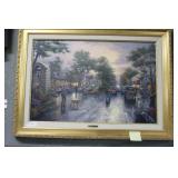 Thomas Kincaid framed print " Carmel Sunset on