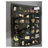 Organizer packed with vintage clip & stud