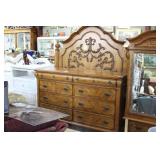 Bedroom suite 3-piece Headboard (51"H x 50" W x