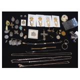 Collection Religious charms, class rings, & cut sr