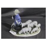 West Germany porcelain sheep herder