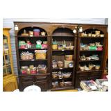 3 Part Dark Pine Shelving Unit