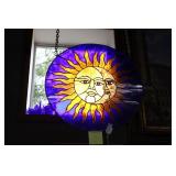 Contemporary sun/ moon hanger23 in dis.