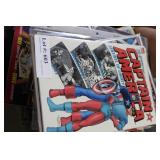 Comic BOoks: Captain America, Wolverine, X