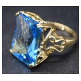 10kt Ladies Ring Sz 6.5 - 9gtw