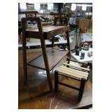 Two tier Teak Plant stand