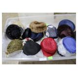 Vintage Hats (14 including 2 mink hats)