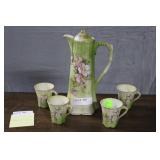 Nippon pitcher with 4 glasses