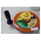 Fiestaware App server & bud vase