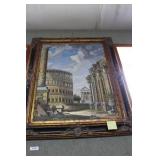Roman Coliseum Large copper toned frame, 50