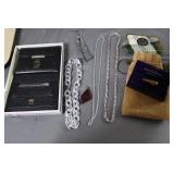 Tray with Jacob leather wallet, razor display &