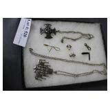 Sterling David Anderson Norway ship pendant,