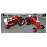 Two International Harvester tractor models