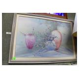 Vases w/Florals David Hart signed print