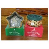 2 Longaberger Tree Trimming baskets