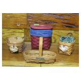 Group of 4 Longaberger baskets