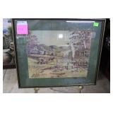 The Sorghum Mill print, signed Mildred Jackson