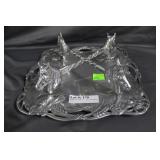 Arthur court Rectangular horse tray on stand