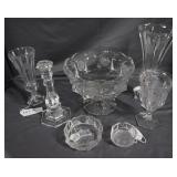 Two pcs Fostoria Coin glass