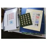 Large stack US postage stamps