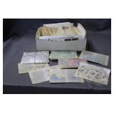 Shoebox loaded with Foreign stamps