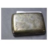 Sterling cigarette case
