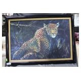 Large Jaguar Painting by Terry Lee
