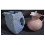 Two USA pottery vases